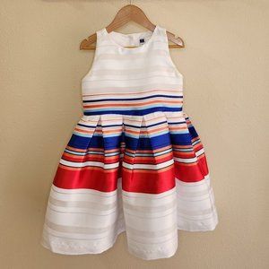 Striped Organza Dress - Janie and Jack Size 4